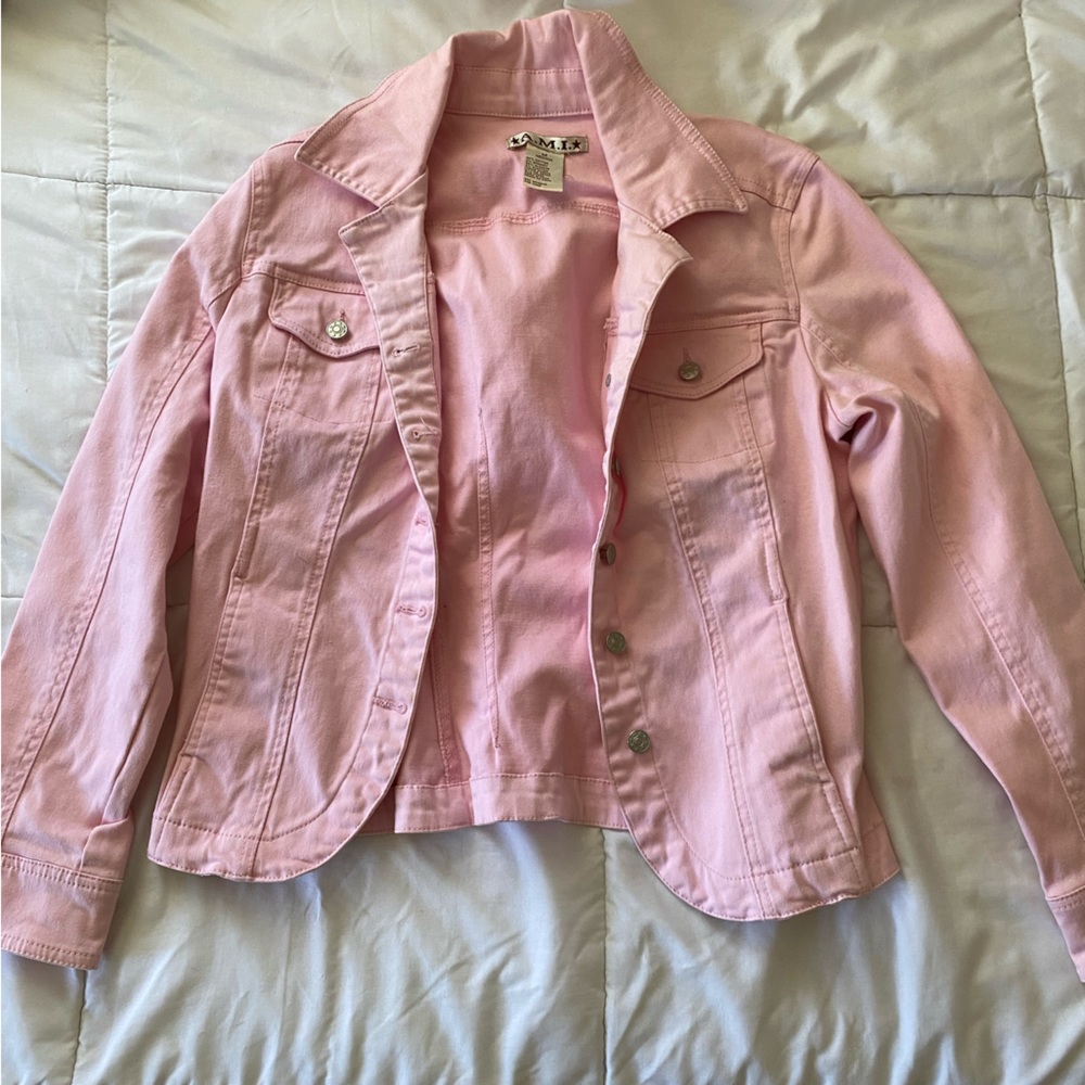 Pink Jean Jacket